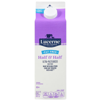 Lucerne Half & Half Ultra-Pasteurized Fat Free - 32 Fl. Oz. - Image 3