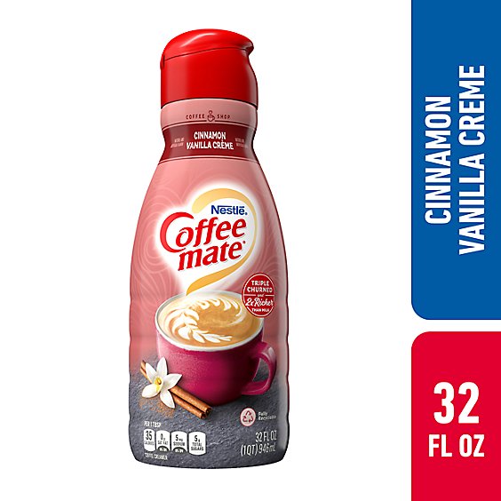 Coffee mate Cinnamon Vanilla Creme Liquid Coffee Creamer - 32 Fl. Oz.