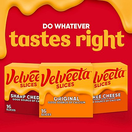Velveeta Slices Original Cheese Pack - 16 Count - Image 9