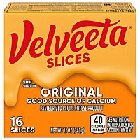 Velveeta Slices Original Cheese Pack - 16 Count - Image 2