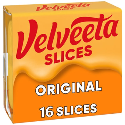 Velveeta Original Cheese Slices Pack - 16 Count - Image 1