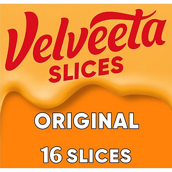 Velveeta Slices Original Cheese Pack - 16 Count