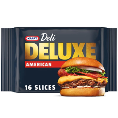 Kraft Deli Deluxe American Cheese Slices Pack - 16 Count - Image 1