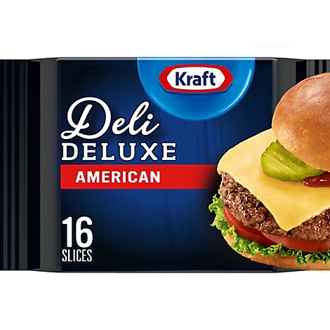 Kraft Deli Deluxe Cheese Slices American 12 Slices - 12 Oz