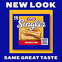 Kraft Singles Cheese Product Pasteurized Prepared Slices American - 16 Count - Image 3