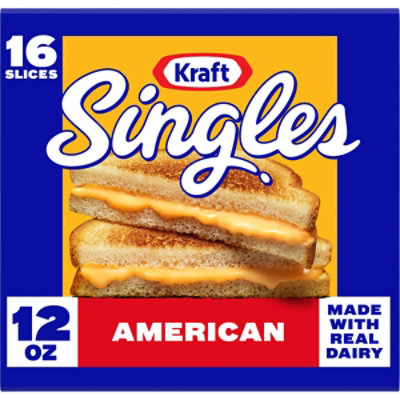 Kraft Singles American Slices Pack - 16 Count