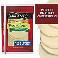 Sargento Cheese Slices Deli Style Provolone 12 Count - 8 Oz - Image 1