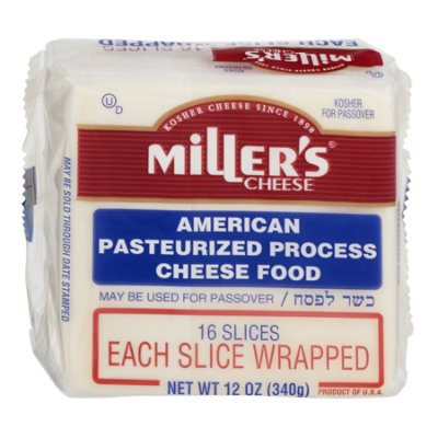 Millers Cheese White American Cheese - 12 Oz - Image 6