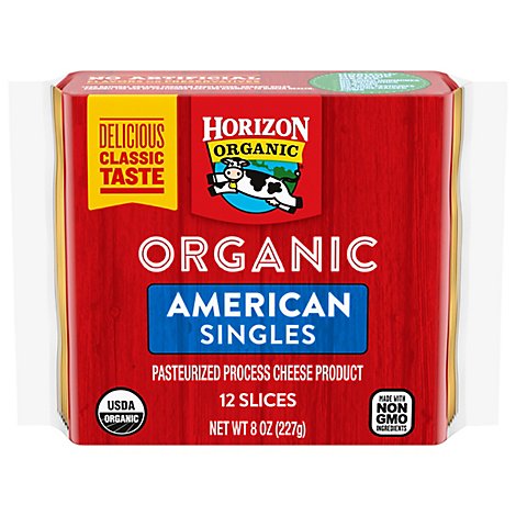 Horizon Organic Cheese Singles American - 12 Count