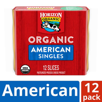 Horizon Organic Cheese Singles American - 12 Count