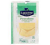 Lucerne Cheese Slices Provolone - 8 Oz