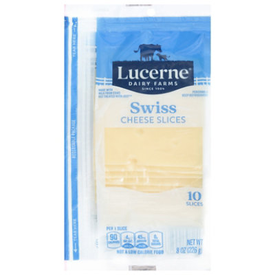 Lucerne Cheese Slices Swiss - 10 Count - Image 2