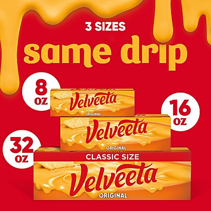 Velveeta Original Pasteurized Recipe Cheese Product Block Classic Size - 32 Oz - Image 6