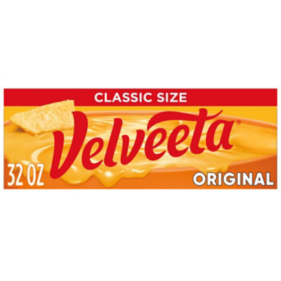 Velveeta Original Pasteurized Recipe Cheese Product Block Classic Size - 32 Oz - Image 1