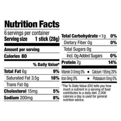 Horizon Organic Cheese String Sticks Mozzarella - 6 Count - Image 4