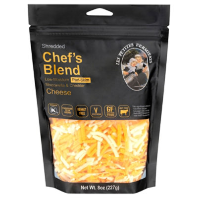 Les Petites Fermieres Cheese Shredded Chefs Pizza Blend - 8 Oz - Image 2
