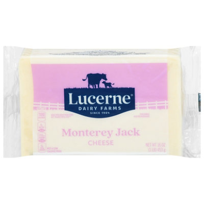 Lucerne Cheese Natural Monterey Jack - 16 Oz - Image 2