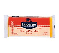 Lucerne Cheese Sharp Cheddar - 8 Oz