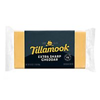 Tillamook Extra Sharp Cheddar Cheese Block - 1 Lb - Image 1