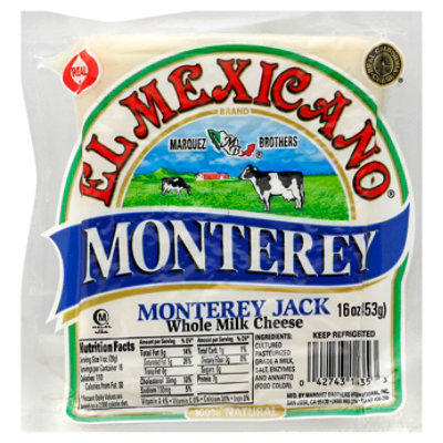 El Mexicano Queso Monterey Cheese 16 Oz Tom Thumb