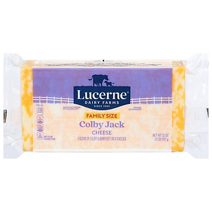 Lucerne Cheese Natural Colby Jack - 32 Oz - Image 2