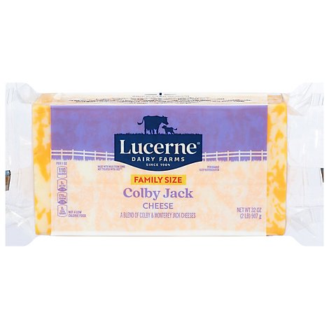 Lucerne Cheese Natural Colby Jack - 32 Oz