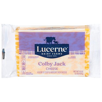 Lucerne Cheese Natural Colby Jack - 16 Oz - Image 2