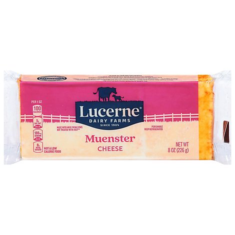 Lucerne Cheese Muenster - 8 Oz