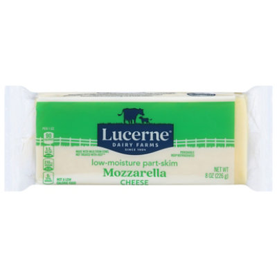 Lucerne Cheese Natural Mozzarella Low Moisture Part Skim - 8 Oz - Image 2