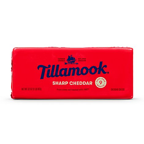 Tillamook Sharp Cheddar Cheese Block - 2 Lb