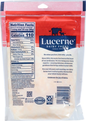 Lucerne Cheese Finely Shredded Mexican Style 4 Cheese Blend - 8 Oz - Image 5