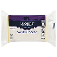 Lucerne Cheese Natural Swiss - 16 Oz - Image 1