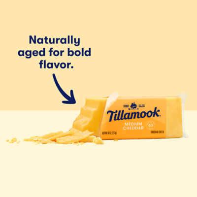 Tillamook Medium Cheddar Cheese - 8 Oz - Image 2