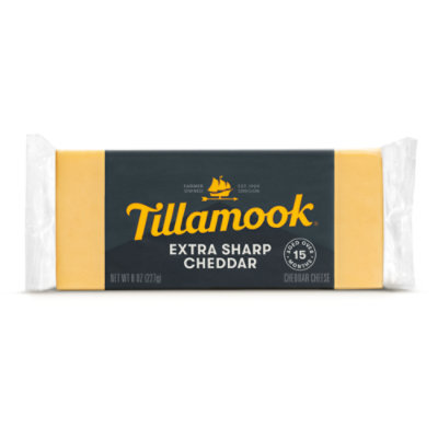 Tillamook Extra Sharp Cheddar Cheese - 8 Oz