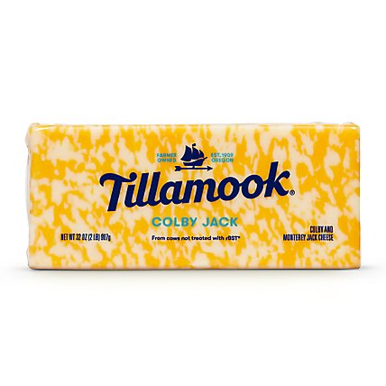 Tillamook Colby Jack Cheese Block - 2 Lb - Image 1