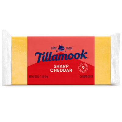 Tillamook Sharp Cheddar Cheese Block - 1 Lb