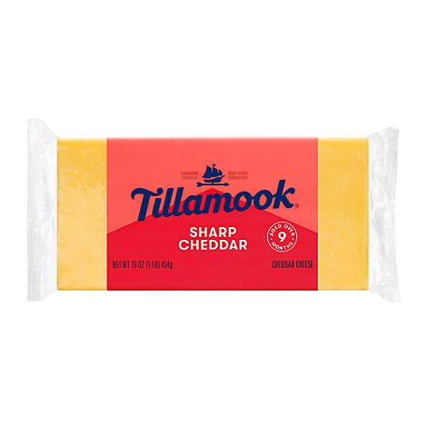 Tillamook Cheese Sharp Cheddar - 16 Oz