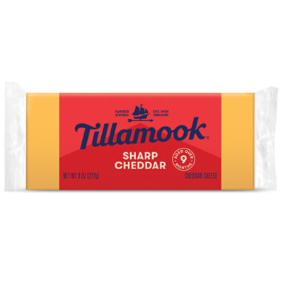 Tillamook Sharp Cheddar Cheese - 8 Oz