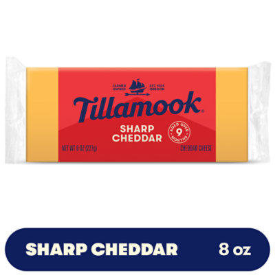 Tillamook Sharp Cheddar Cheese - 8 Oz - Image 1