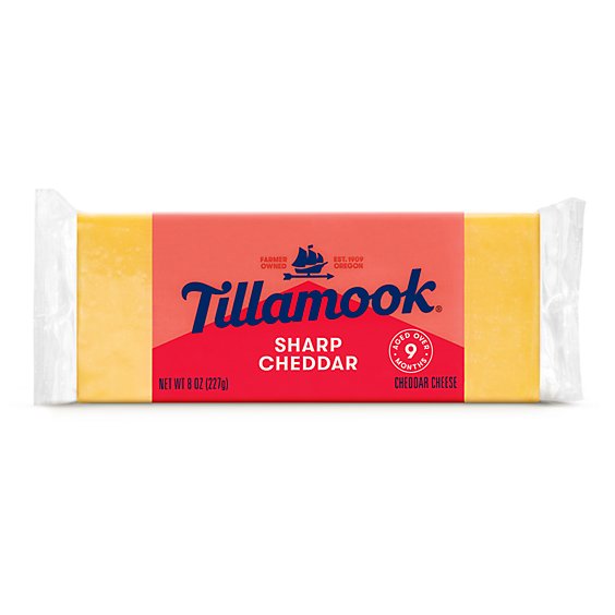 Tillamook Sharp Cheddar Cheese - 8 Oz