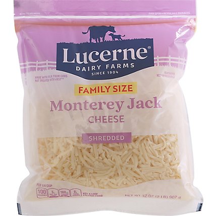 Lucerne Cheese Shredded Monterey Jack - 32 Oz - Image 2