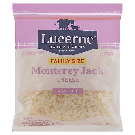 Lucerne Cheese Shredded Monterey Jack - 32 Oz
