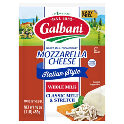 Galbani Whole Milk Mozzarella Cheese - 16 Oz - Randalls