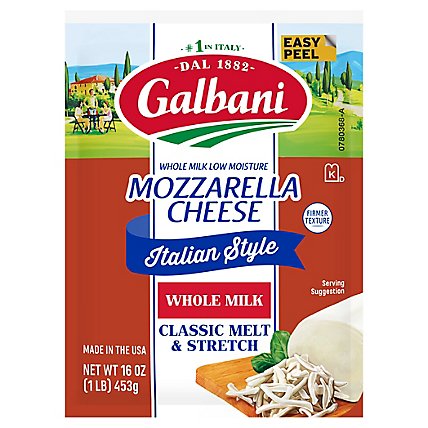 Galbani Whole Milk Mozzarella Cheese - 16 Oz - Image 1