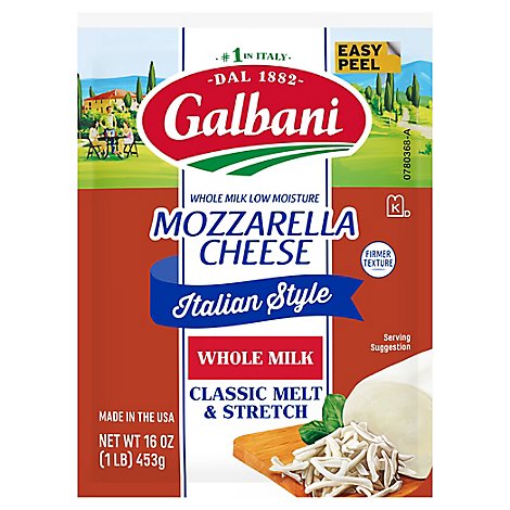 Galbani Whole Milk Mozzarella Cheese - 16 Oz