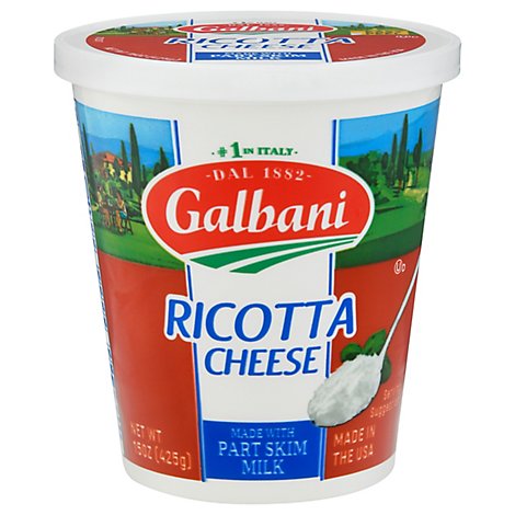 Galbani Cheese Ricotta With Part Skim Milk - 15 Oz