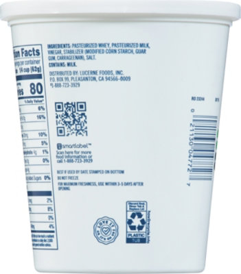 Lucerne Cheese Natural Ricotta Part Skim - 32 Oz - Image 7