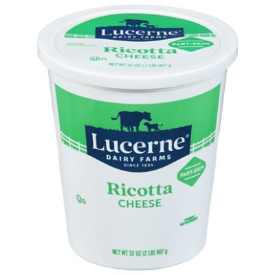 Lucerne Cheese Natural Ricotta Part Skim - 32 Oz