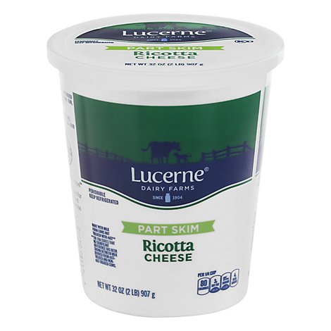 Lucerne Cheese Natural Ricotta Part Skim - 32 Oz
