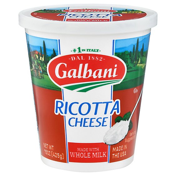 Galbani Cheese Ricotta With Whole Milk - 15 Oz
